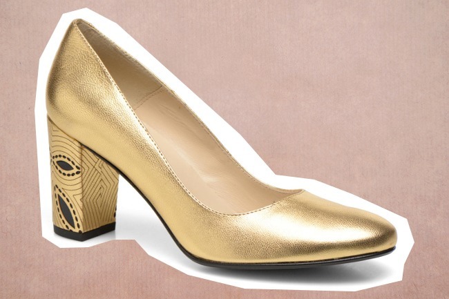 Trouwschoenen goud 7