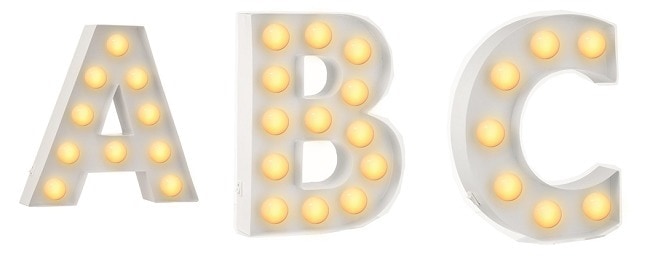 Letterverlichting marquee lights 2