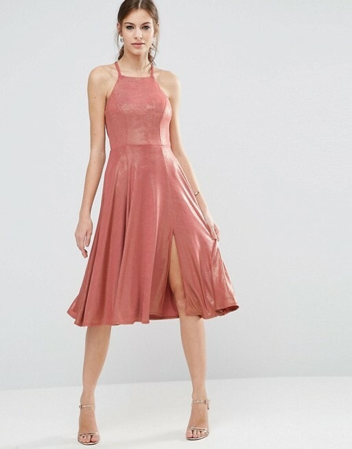 jurken-voor-bruidsmeisjes-roze-metallic-flirty-dress