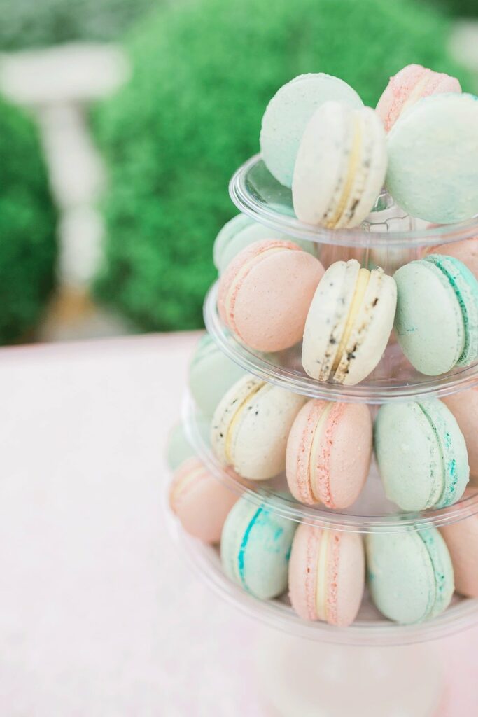 pastel kleurige macarons