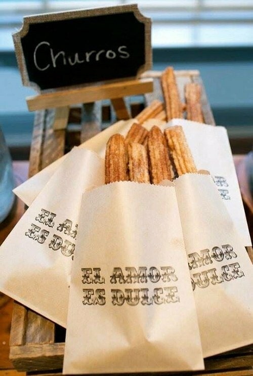 churros op je bruiloft