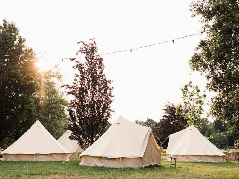 Glamping-bruiloft kamperen en trouwen 1