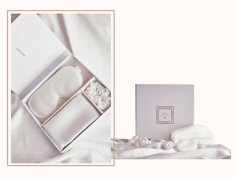 Win Dore & Rose silk sleep pakket