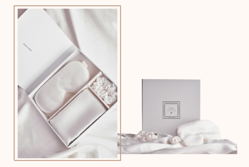 Win Dore & Rose silk sleep pakket