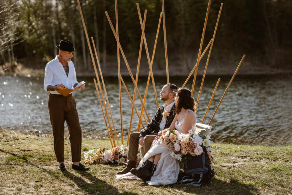 avontuurlijke glamping bruiloft