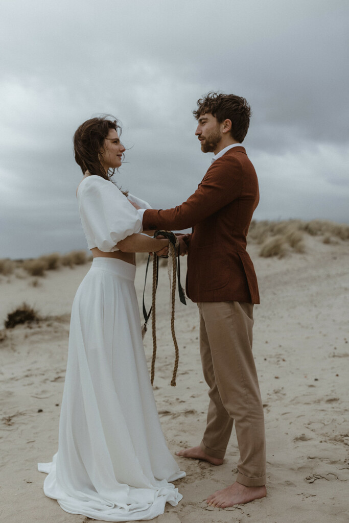 verbinding handfasting ceremonie