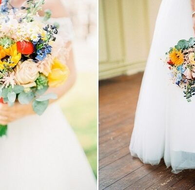 Bruidsboeket bloemen hanke arkenbout