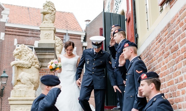 Militairen bruiloft