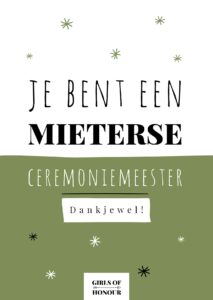 bedankjes ceremoniemeester printables